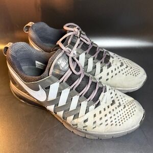 Nike Fingertrap Max Training Metallic Dark Grey 644673-001 Men's Size 13 Black